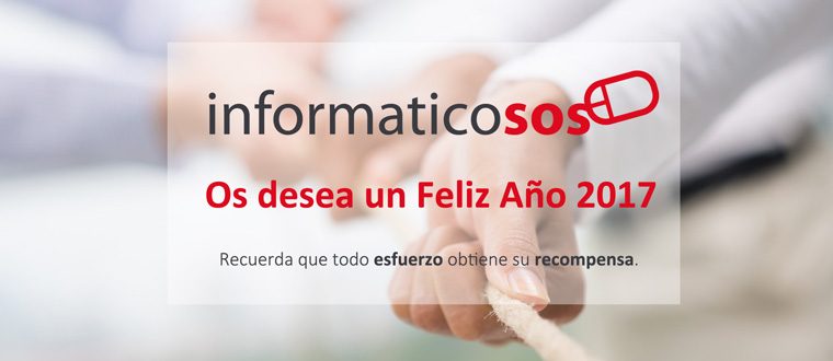 Os deseamos un Feliz Año 2017